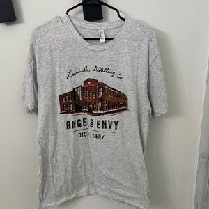American Apparel Light Gray Distillery Graphic Tee